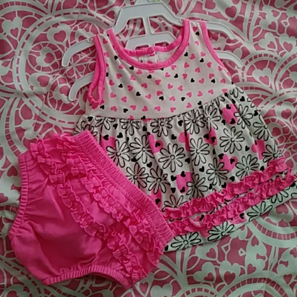 Valentines day baby outfit